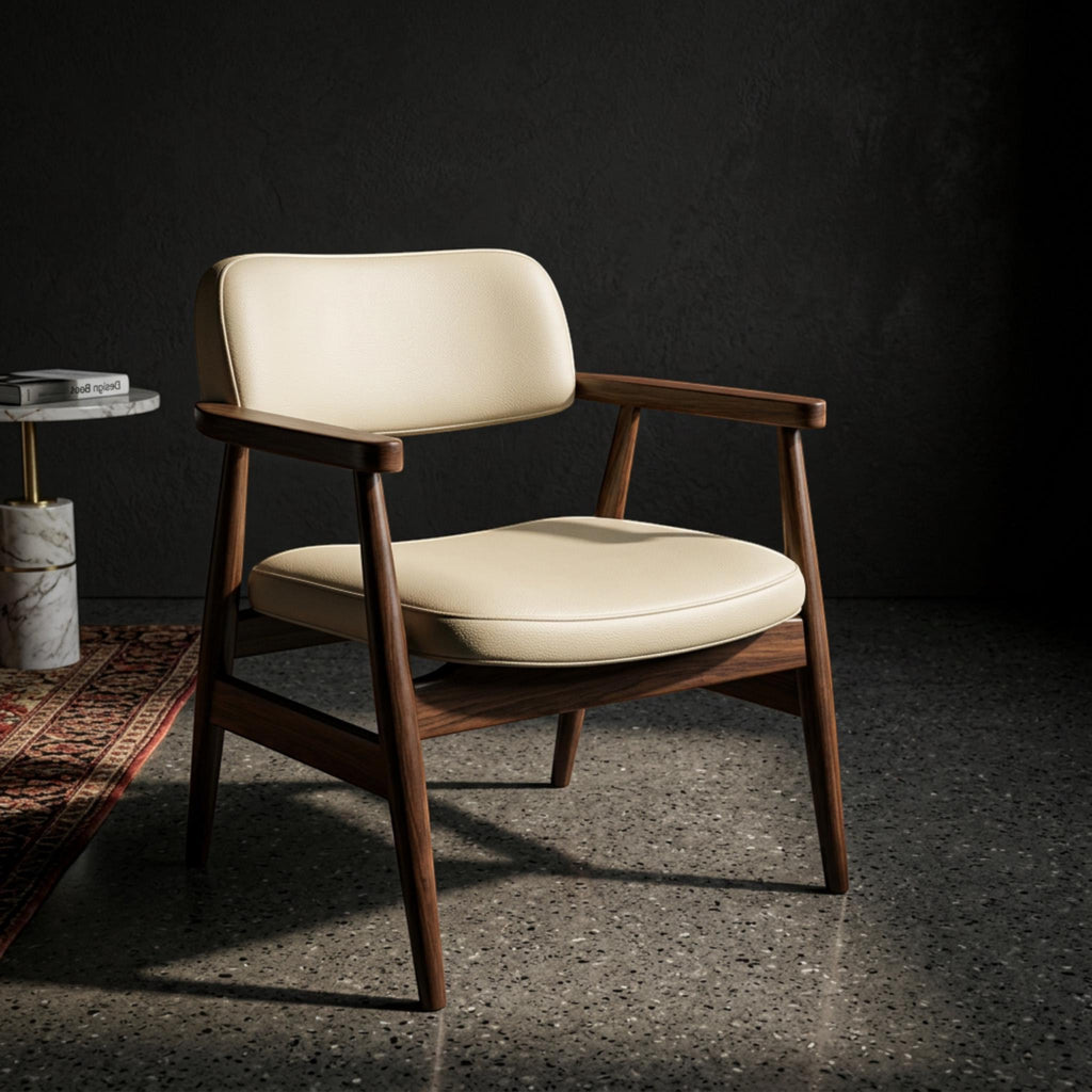 Handmade Solid Wood Dining Chair, Modern Kitchen & Living Room Chair Wooden Armchair