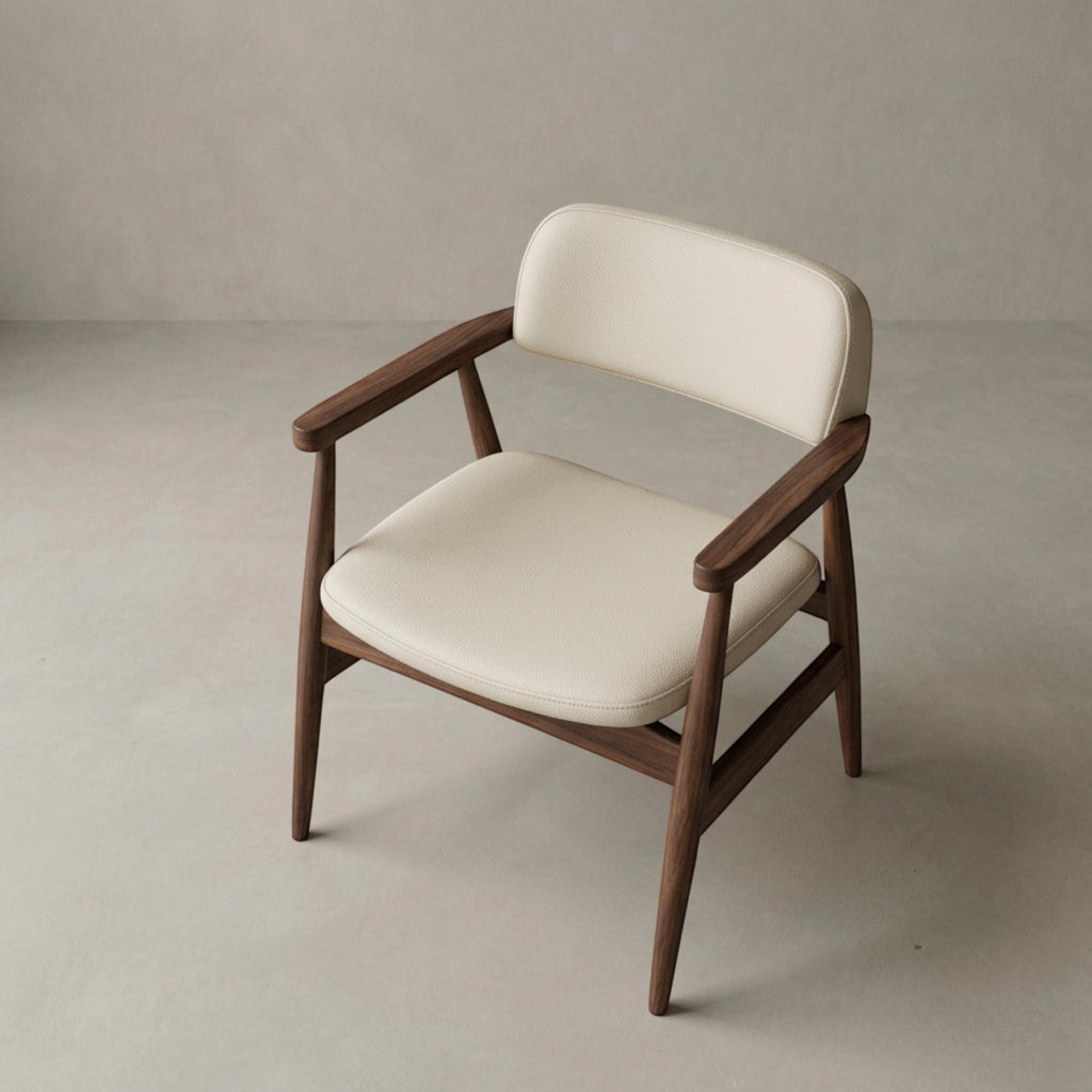 Handmade Solid Wood Dining Chair, Modern Kitchen & Living Room Chair Wooden Armchair