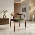 Handcrafted Walnut Dining Chair: Mid-Century Modern Kitchen Seating