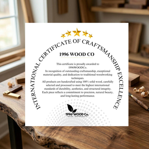 Handcrafted Wooden Dining Chair with Arms: Modern Solid Wood Seating