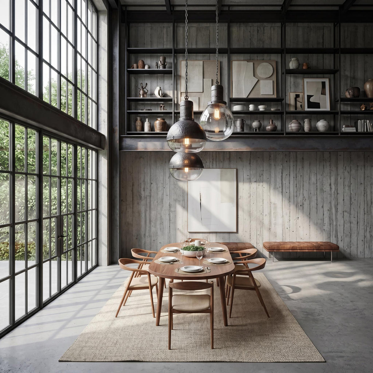 Solid Walnut Dining Table | Handcrafted Elegance, Refined Form, Timeless Luxury