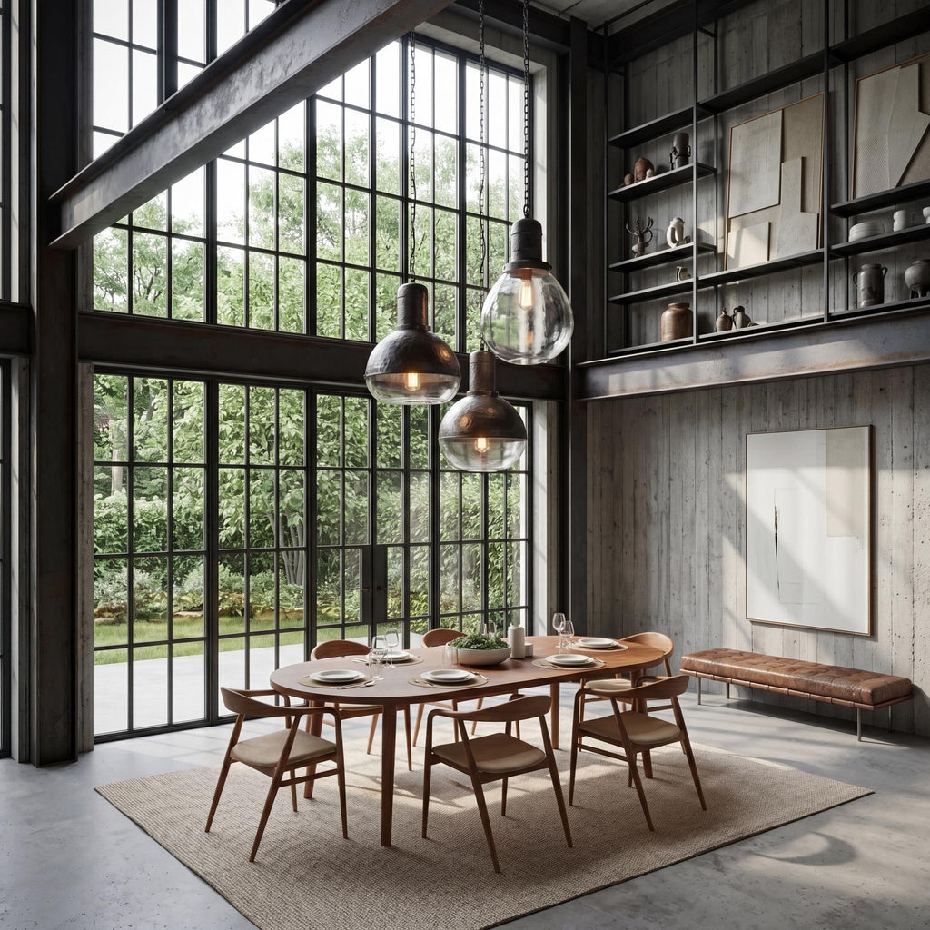 Solid Walnut Dining Table | Handcrafted Elegance, Refined Form, Timeless Luxury