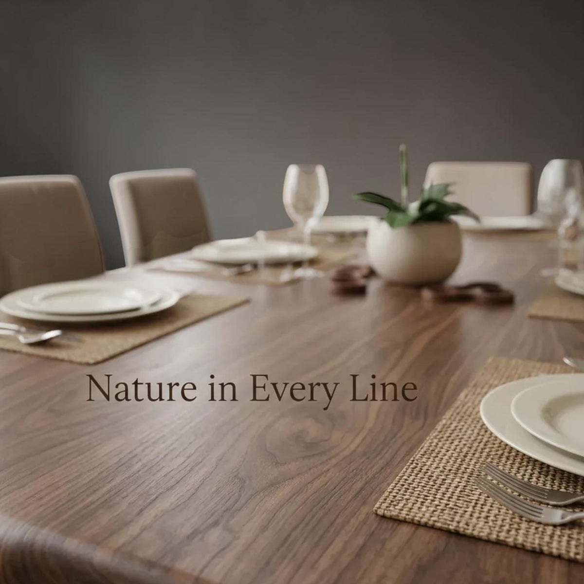 Handcrafted Walnut Dining Table: Rustic Farmhouse Kitchen