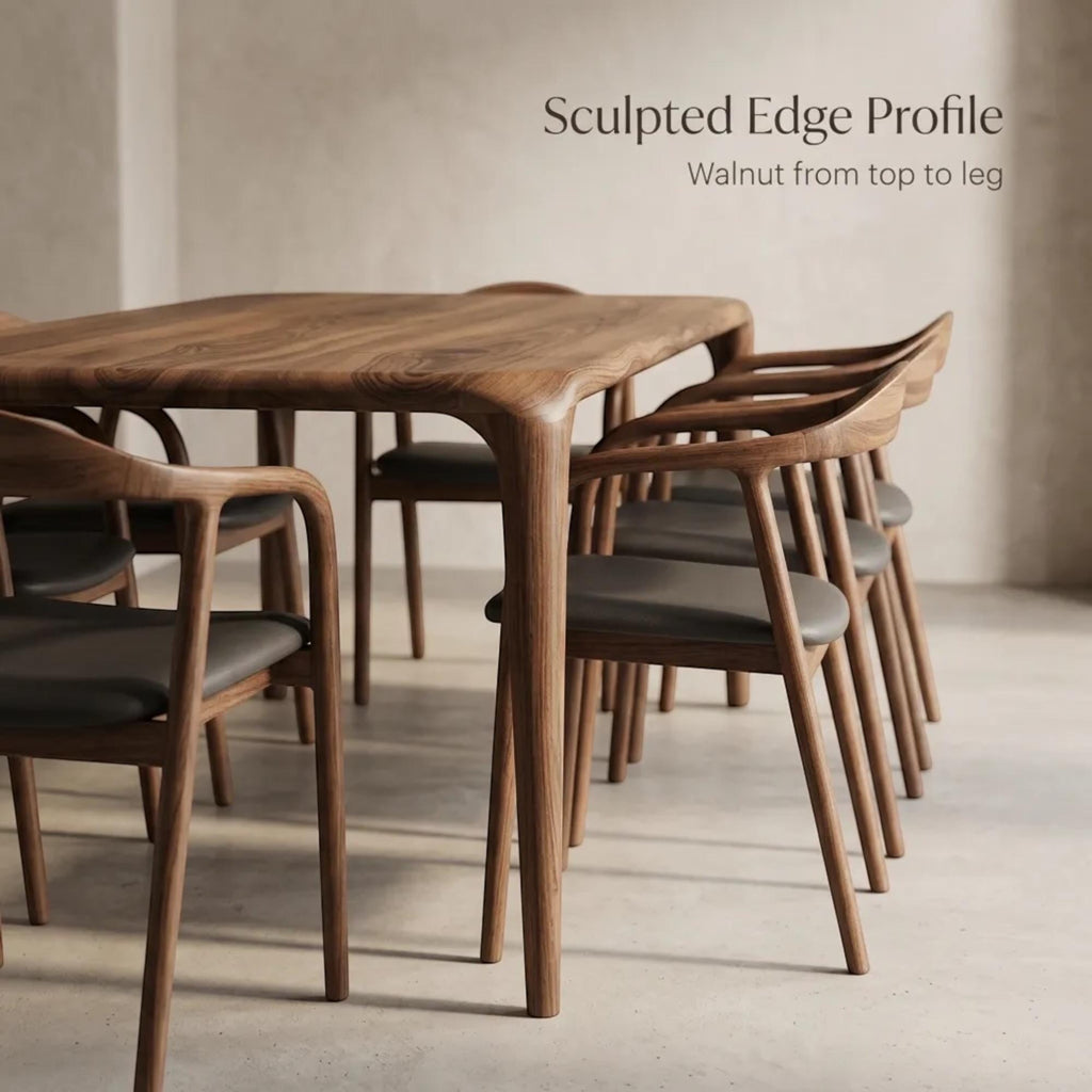 Dining Table Solid Wood Modern Rustic Kitchen Dining Room Furniture Seating Family Gatherings