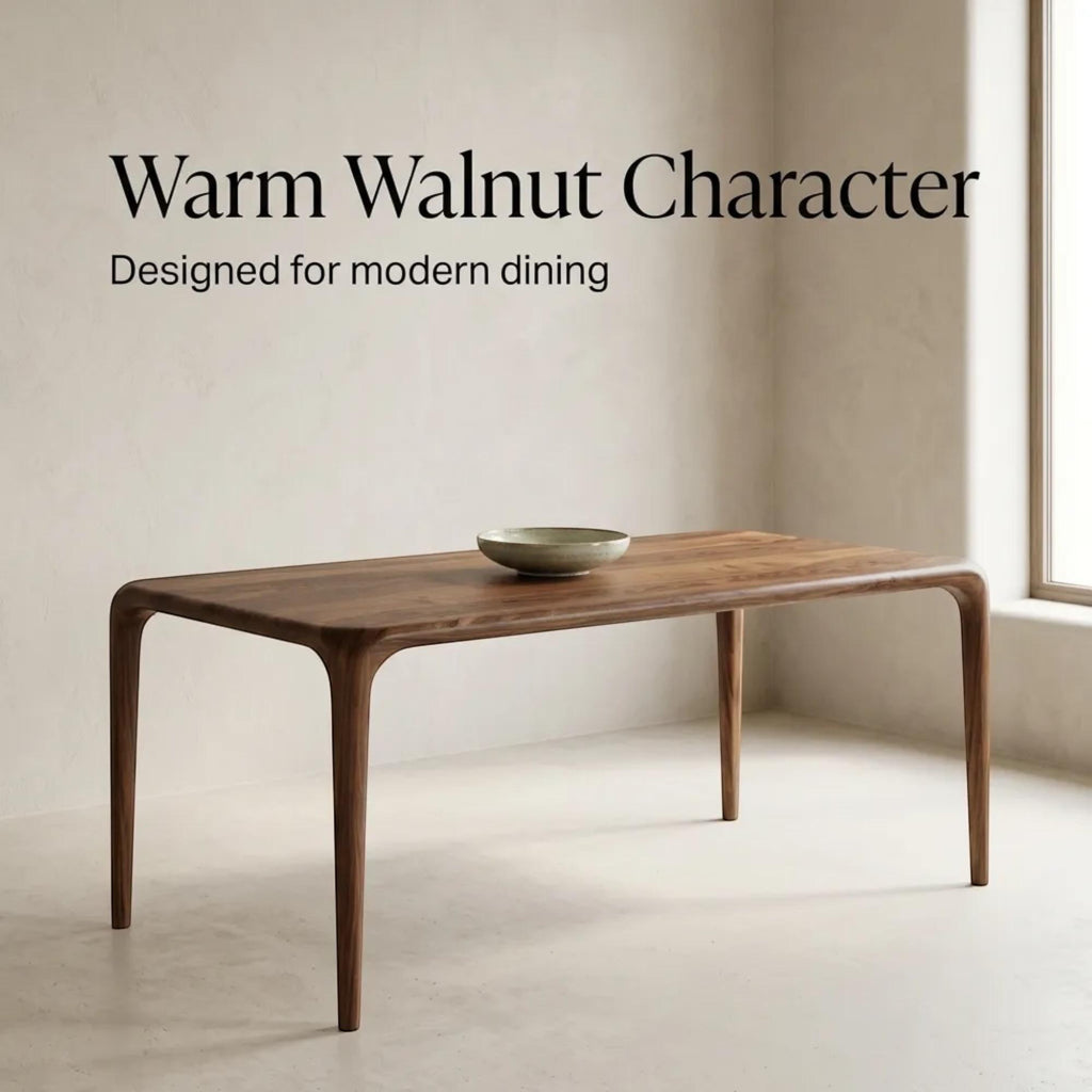 Dining Table Solid Wood Modern Rustic Kitchen Dining Room Furniture Seating Family Gatherings